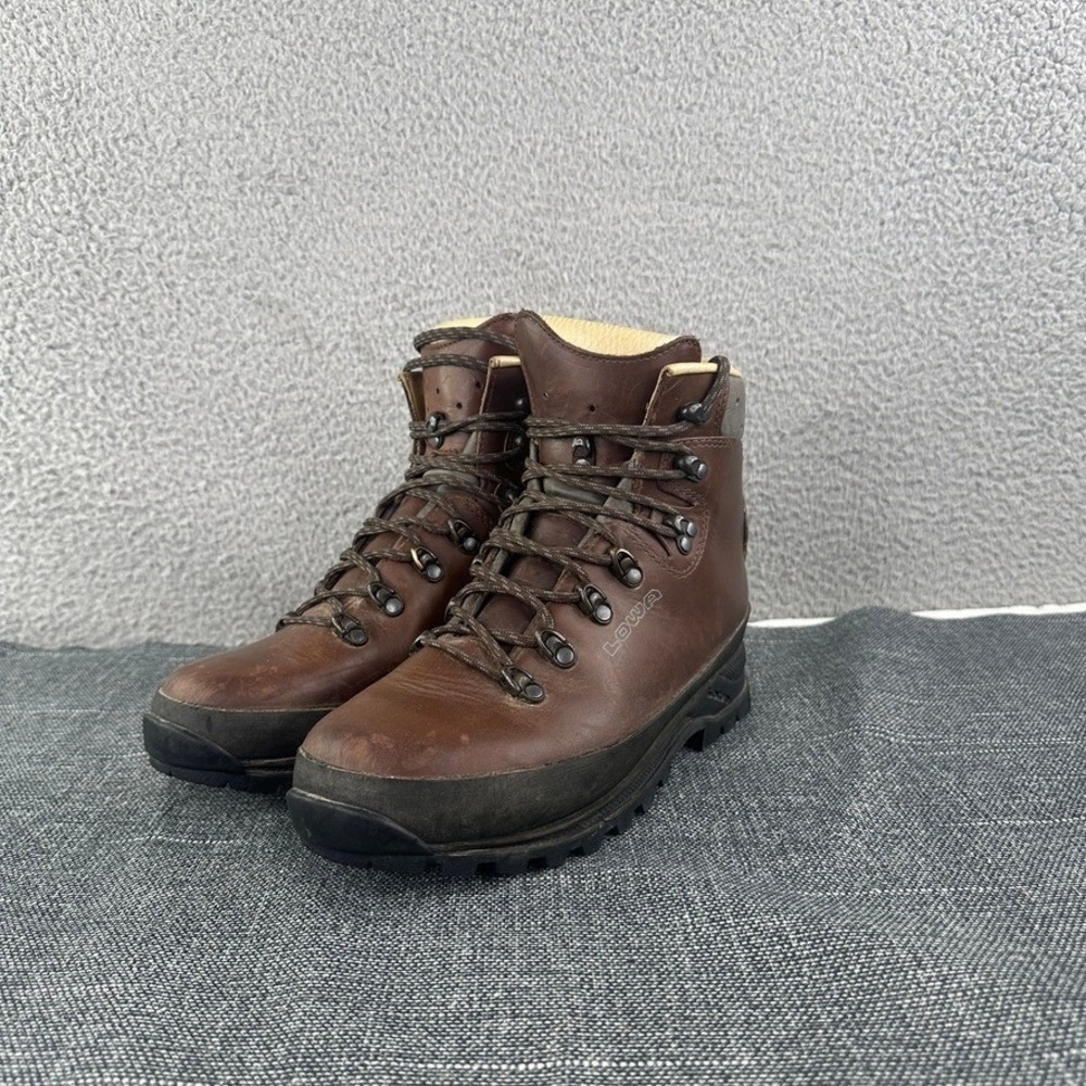 LOWA Boots Mens US 8.5 EU 41.5 Brown Baffin Pro Leather Hiking Trekking Germany